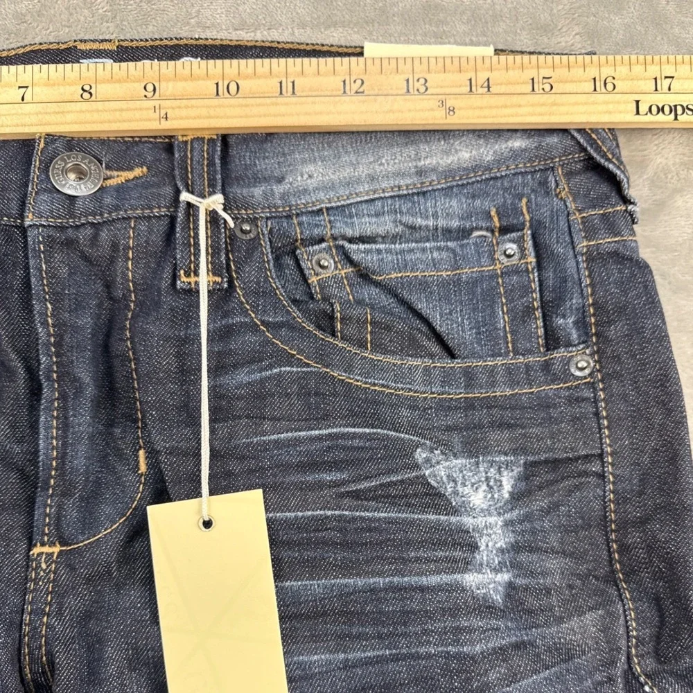 Guess Jeans Mens 32 JM3009RID60 Cabana Wash Dark Distressed NEW
